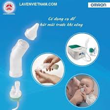 Máy xông khí dung và hút dịch mũi 2 trong 1 Omron Duobaby, Made in Italy, MỚI