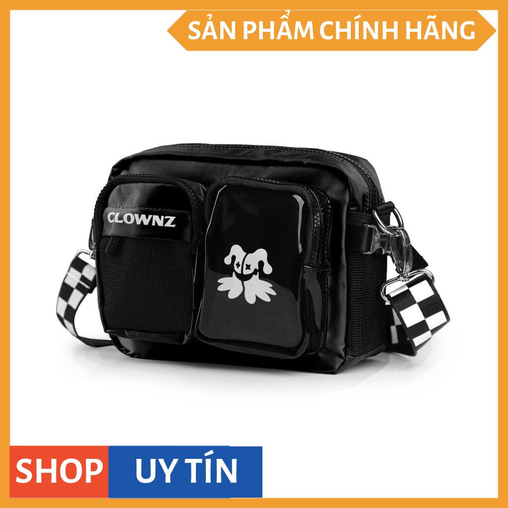 Túi đeo chéo Clownz (chuẩn cao cấp 1-1) (Tặng full tag và giấy thơm) (loại 2 hộp in mặt quỷ) (Vukita