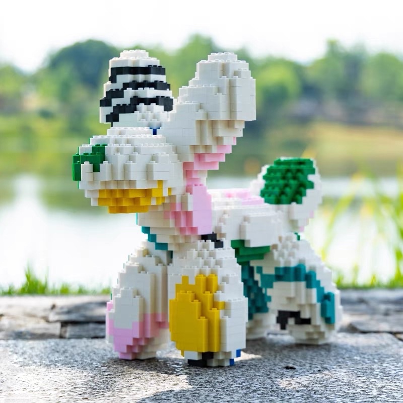 LEGO LẮP RÁP BALLOON DOG CHÓ BONG BÓNG SIZE 23CM TRÍ TUỆ CHO TRẺ TRANG TRÍ PHÒNG