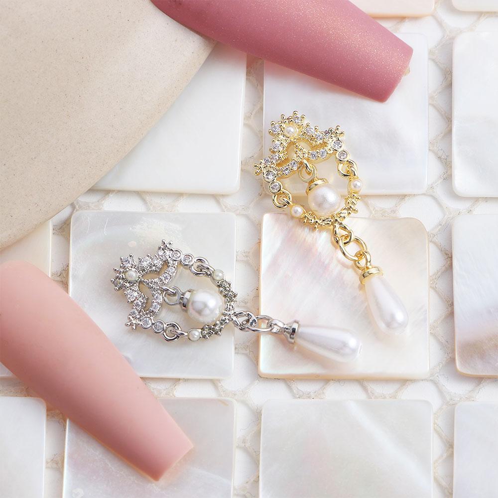 OCEANMAP Phụ Kiện Trang Trí Móng Tay 3D DIY Thời Trang Dành Cho Nữ