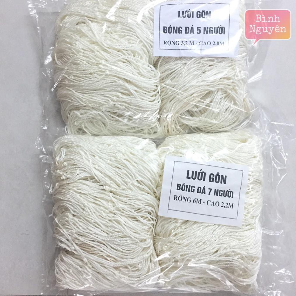 [Free Ship] Lưới gôn bóng đá [ SIÊU BỀN ] sân 5 người, loại dù, bền đẹp chắc chắn