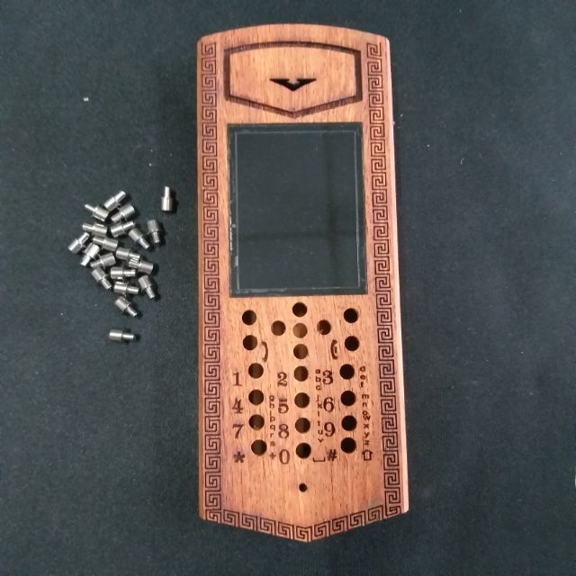 Vỏ gỗ cho điện thoại 2730 mẫu chữ nhẫn