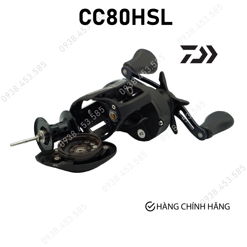 MÁY NGANG CÂU LURE DAIWA CC80 - chuyên mồi giả câu lóc chẽm