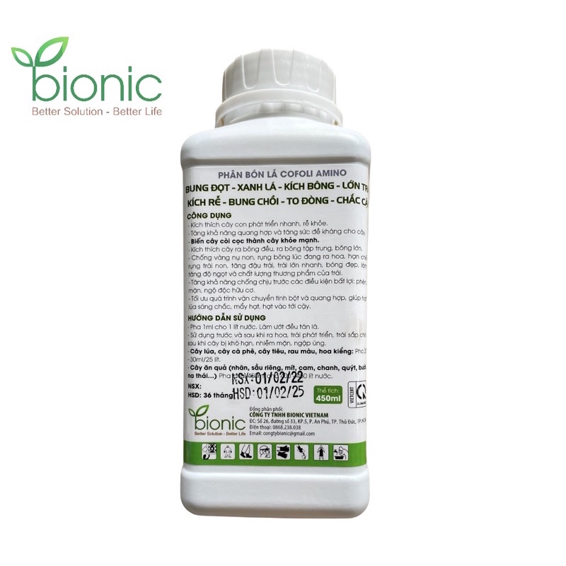 AMINO PHÁP BUNG ĐỌT- XANH LÁ-KÍCH BÔNG- LỚN TRÁI - KÍCH RỄ - BUNG CHỒI - TO ĐÒNG -CHẮC CẬY