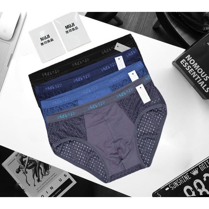 [CAM KẾT CHẤT ĐẸP - THÔNG HƠI] Quần lót thông hơi cao cấp cho giãn 4 chiều xuất Nhật