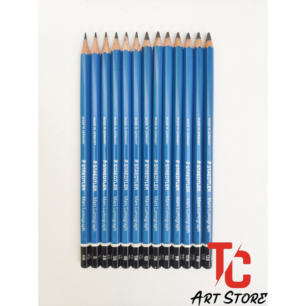 [TC Art Store] Bút Chì Gỗ Staedtler Từ HB - 12B