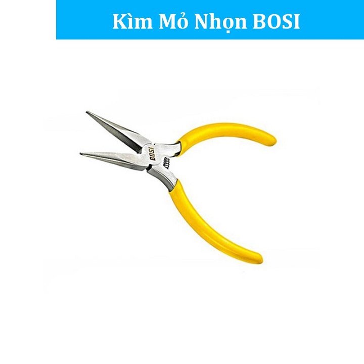 Kìm bosi kẹp mỏ nhọn 5inch cao cấp