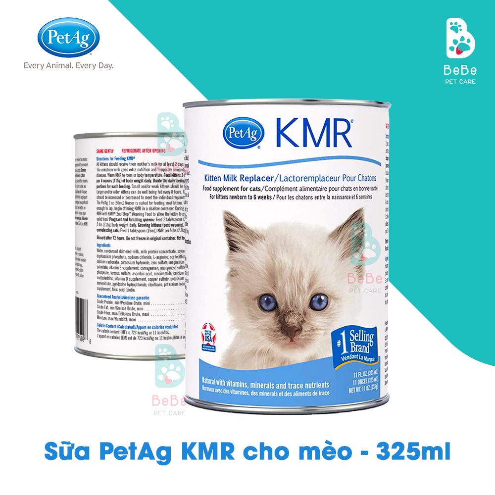 KMR Pet Ag USA - Sữa Bột &amp; Sữa Nước Cao Cấp Cho Mèo - Nhập Khẩu Chính Hãng