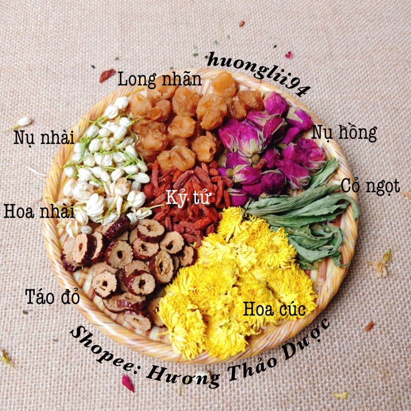 Trà Dưỡng Nhan Thảo Mộc 7 Vị - Thanh Lọc Cơ Thể Sáng Da (1 gói)