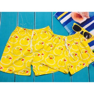 Quần Short Hình Vịt Con (Vàng)