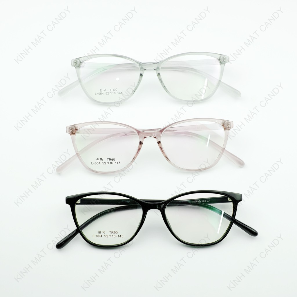Gọng kính cận mắt mèo cat-eyes, nhựa cao cấp 054 - Kính mắt Candy