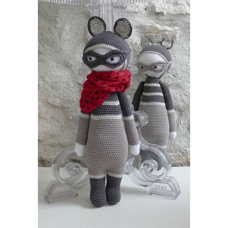 BÉ GẤU CHỒN RACOON THÚ MÓC LEN NHỒI BÔNG LALYLALA CHO BÉ 50 CM | RY STORE