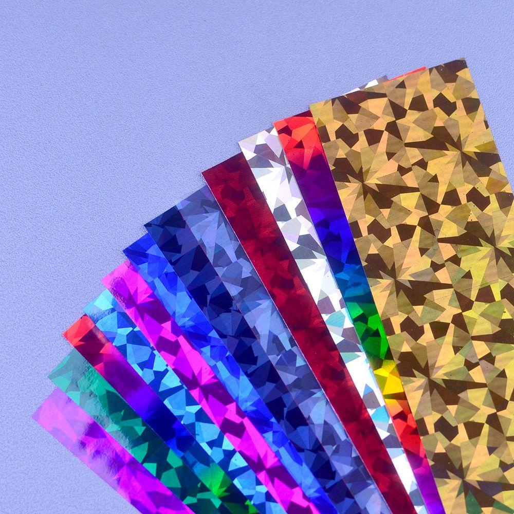 BSUNS Set 12 Cuộn Giấy Foil Dán Móng Nghệ Thuật
