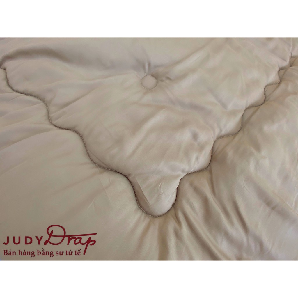 Bộ Drap 5 Món Vải Mát Lạnh Cao Cấp Màu Nâu Hạt Dẻ Judy Drap