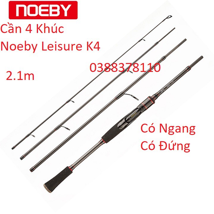 Cần Câu Lure 4 Khúc Noeby Leisure K4