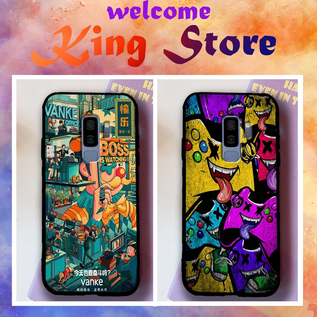 Ốp lưng Samsung S8/S8 Plus/S9/S9 Plus in hình Tranh 2D nhiều màu sắc siêu đẹp, độc, lạ_KINGSTORE.HN_Ốp SS S8/S8P/S9/S9P