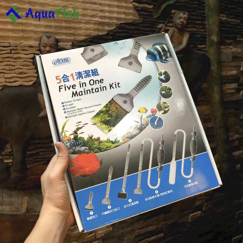 ISTA 5 trong 1 dụng cụ vệ sinh bể cá