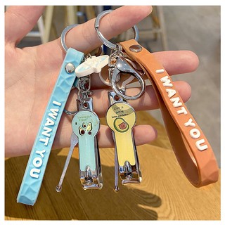 Combo Móc Khóa Bấm móng tay ❤️FREESHIP❤️  Lấy ráy tai, Dây treo  Trang Trí Cute Dễ Thương Phong cách Hàn Quốc