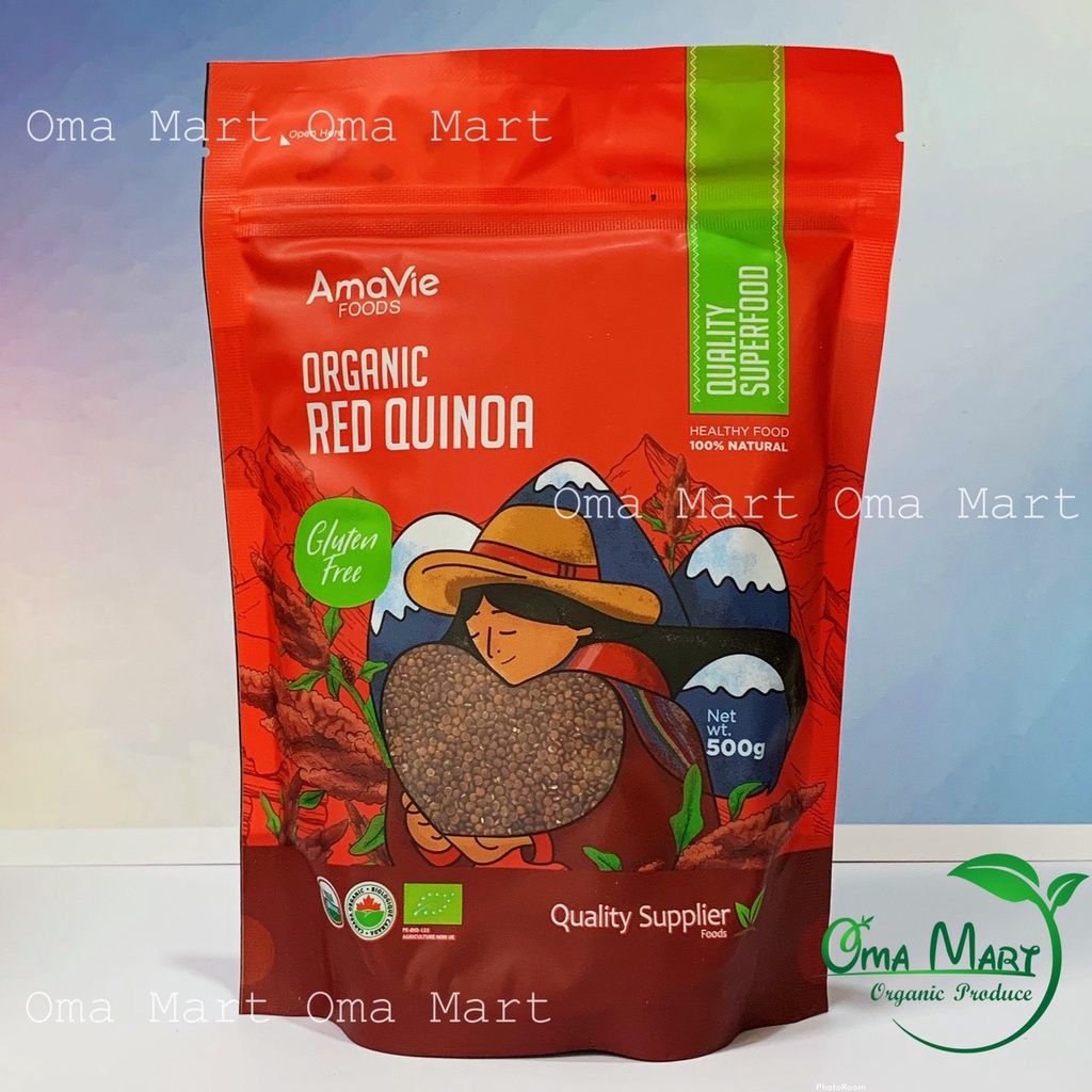 Diêm mạch đỏ hữu cơ Amavie (100g và 500g)