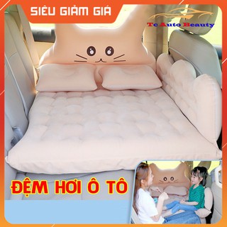 Đệm hơi ô tô cho xe 4-7 chỗ tặng kèm bơm điện và 2 gối cao cấp - sang trọng