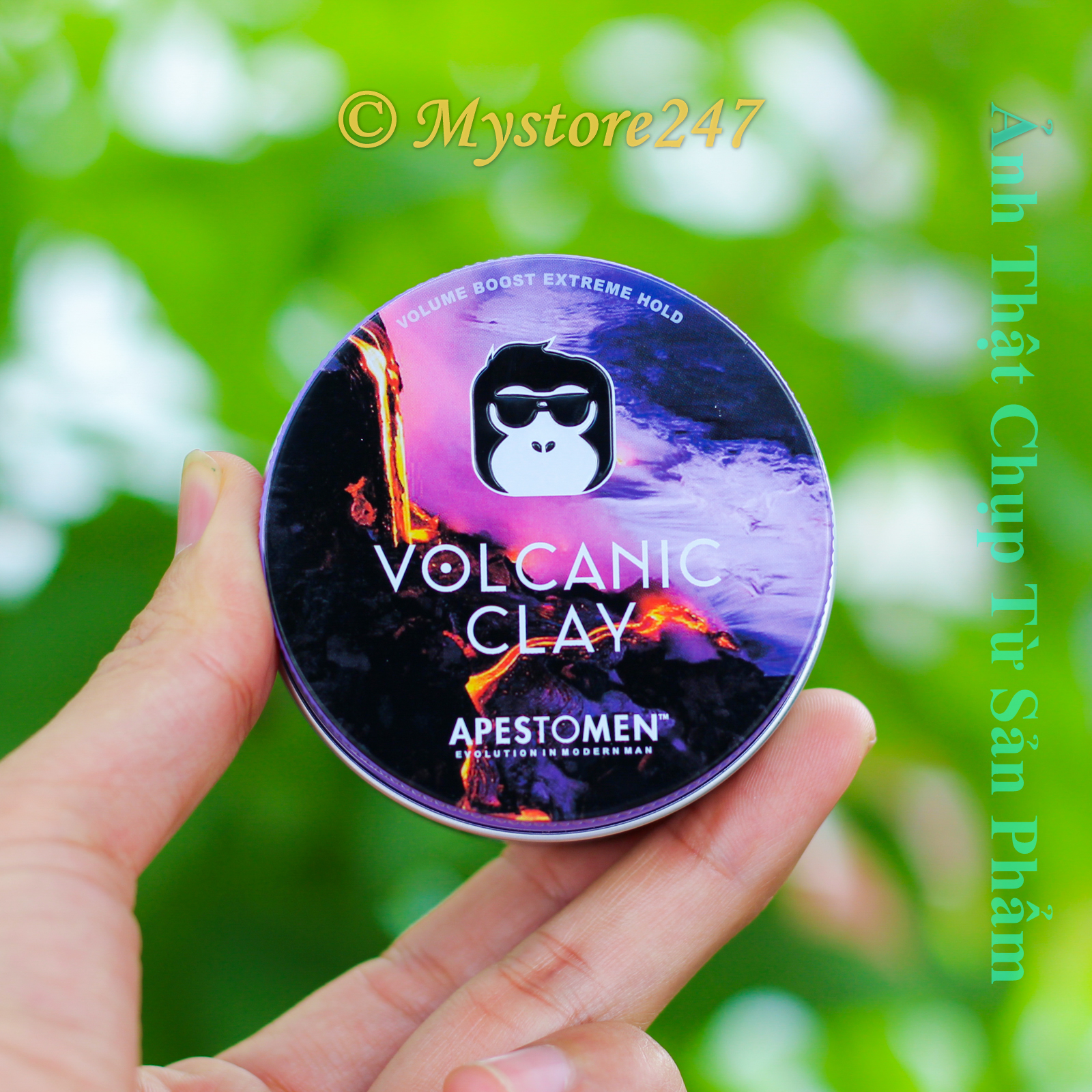 Sáp Vuốt Tóc Nam Cao Cấp Volcanic Black Version 2, Wax Vuốt Tóc,Vuốt Không Bị Khô Và Rít, Keo Vuốt Tóc Đẹp Mystore247