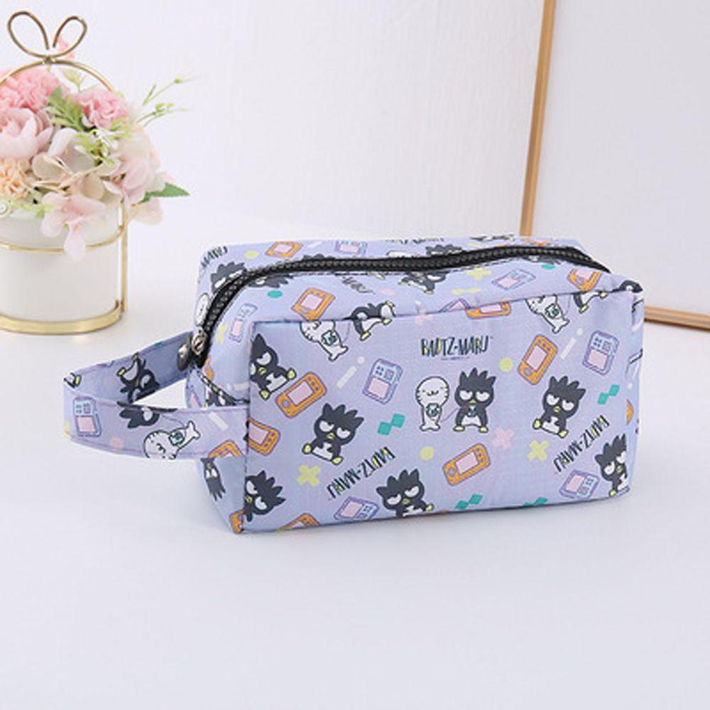 Qqmall Túi Đựng Mỹ Phẩm / Đồ Vệ Sinh Cá Nhân Chống Thấm Nước Có Khóa Kéo Hình Hello