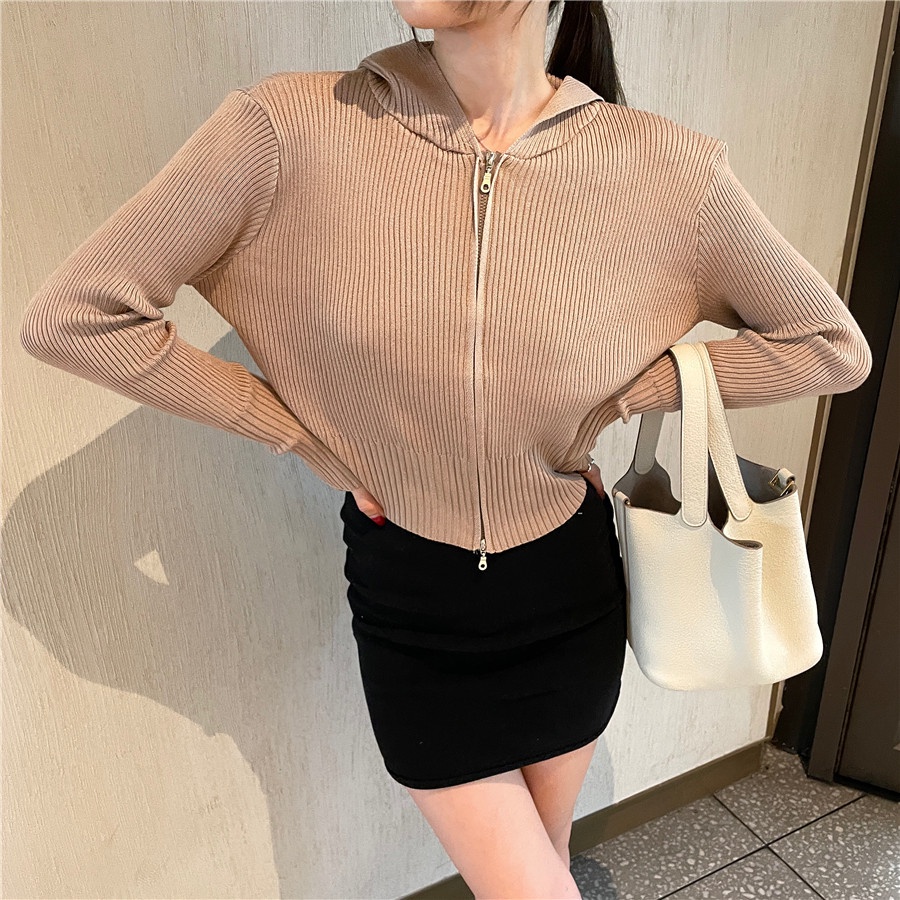 Áo Khoác Cardigan Dệt Kim Dáng Rộng Thiết Kế Mới Thời Trang Mùa Thu Dành Cho Nữ