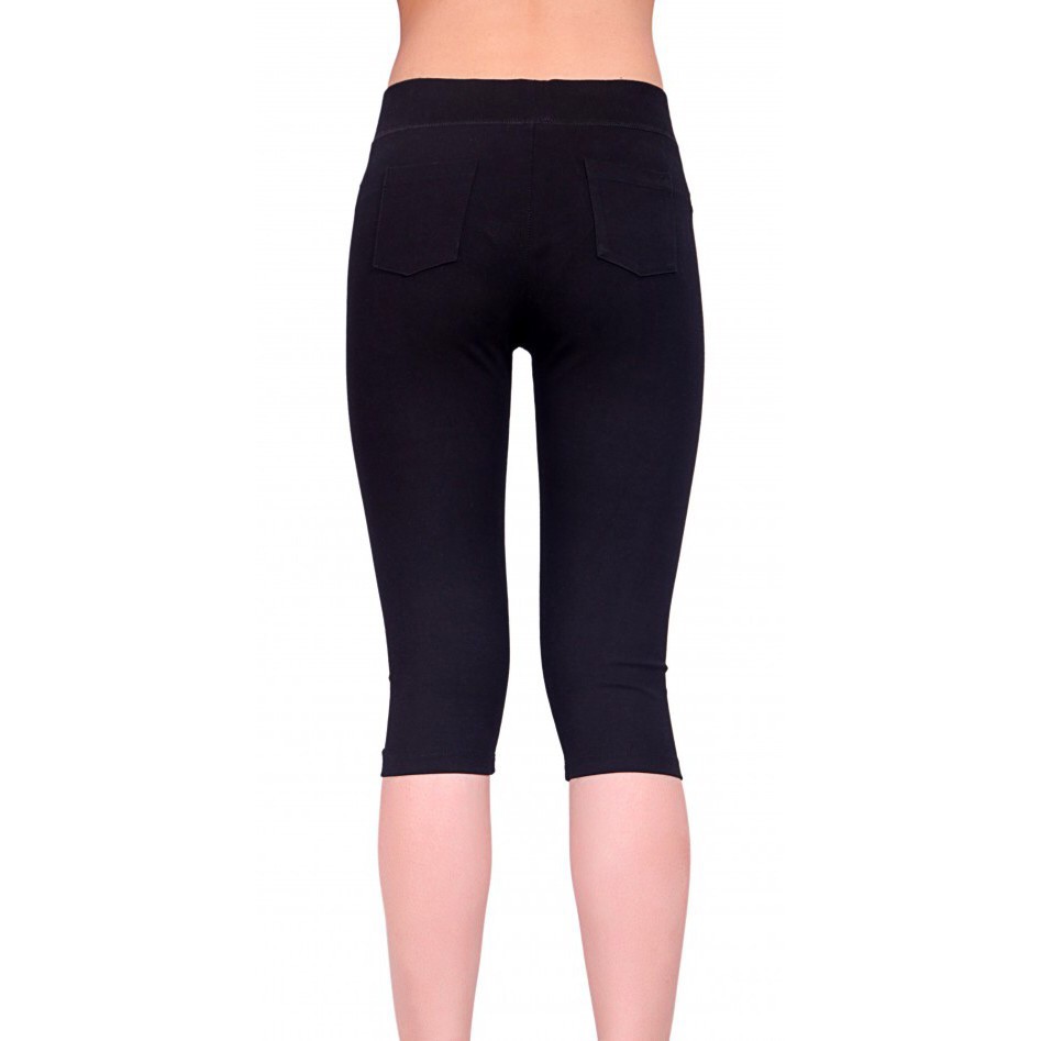 Quần legging ngố nữ dài qua gối