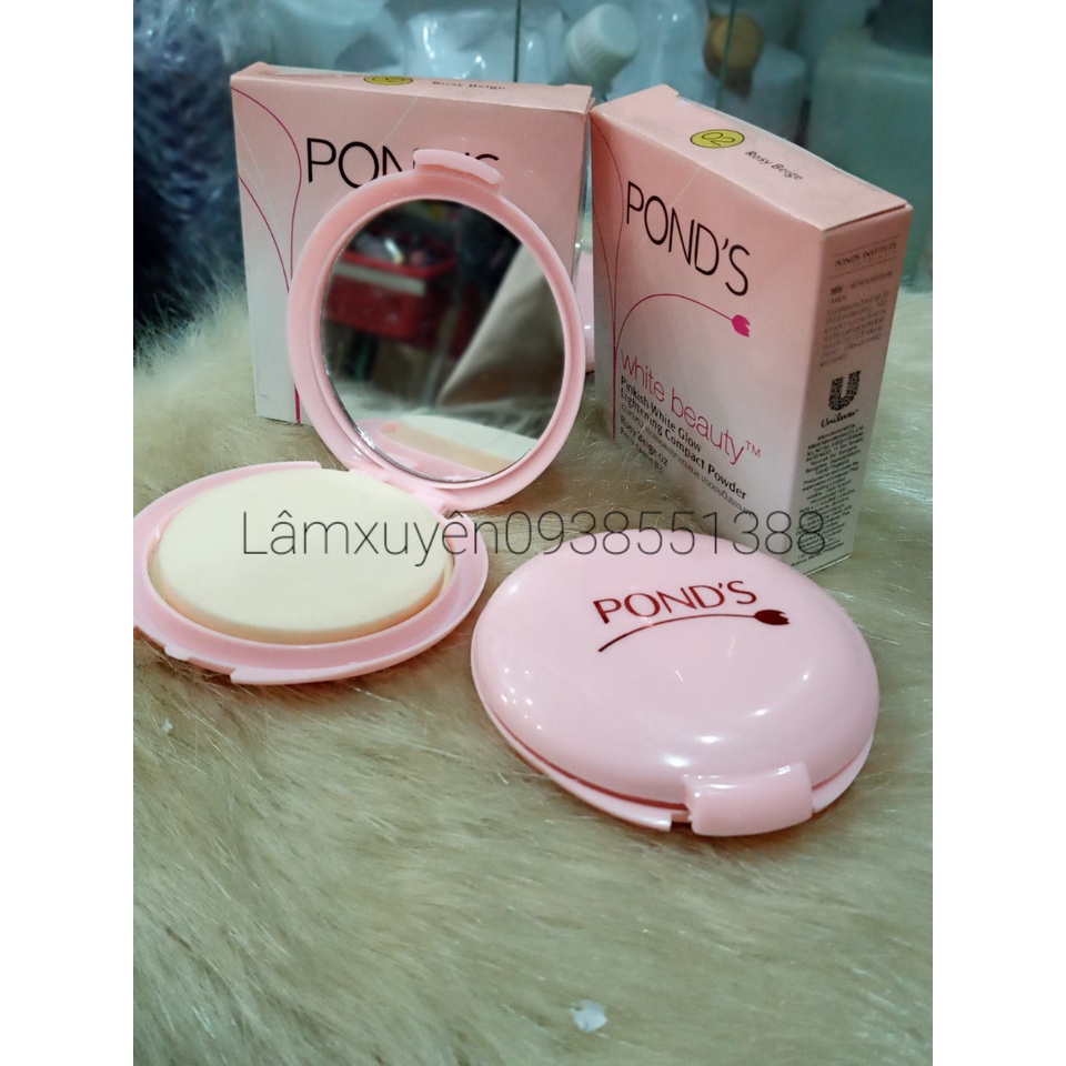 Phấn trang điểm ponds white beauty trắng hồng rạng rỡ 10g , kiềm dầu tốt ,nâng tông ,giá tận gốc ,sài siêu đã