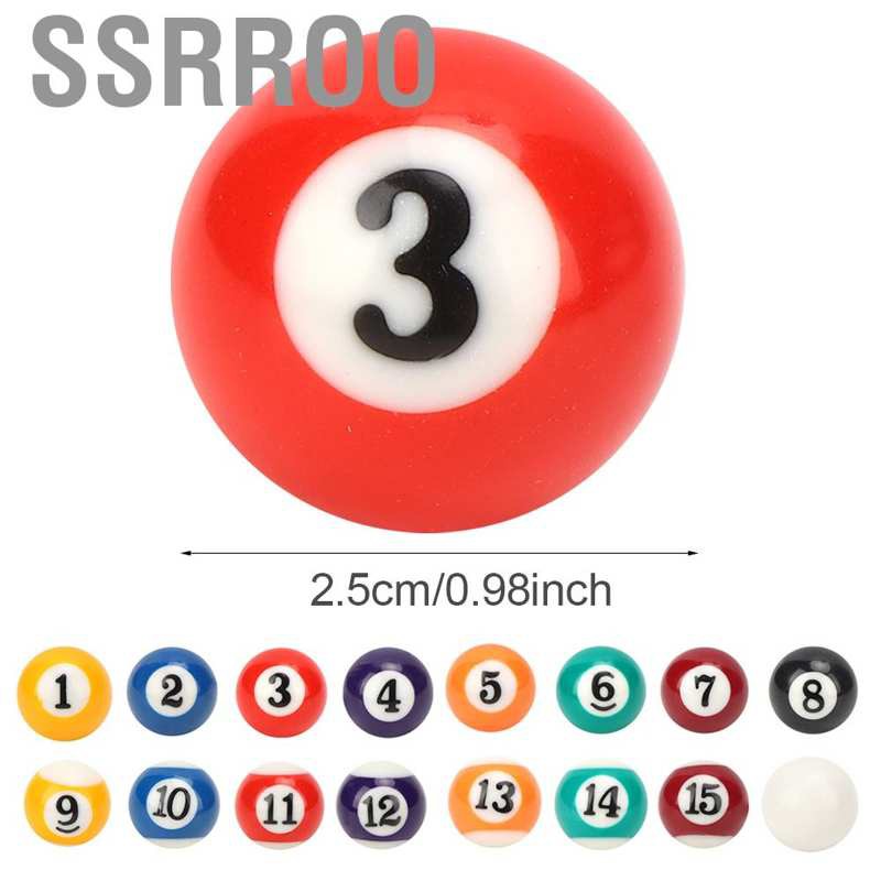 Set 16 Quả Bóng Bida Mini 2.5cm Thân Thiện Với Môi Trường Cho Bé