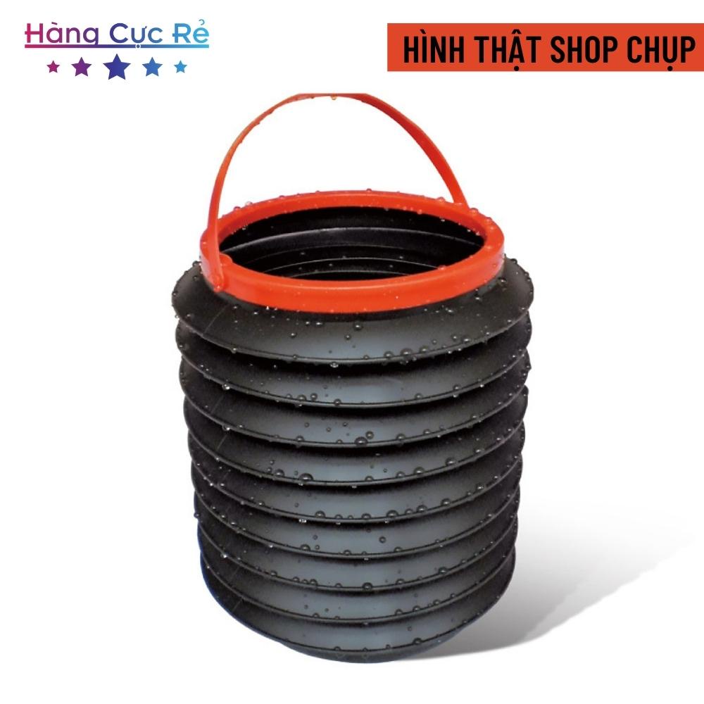 Thùng đựng đồ 4L co giãn đa năng gấp gọn - Shop Hàng Cực Re