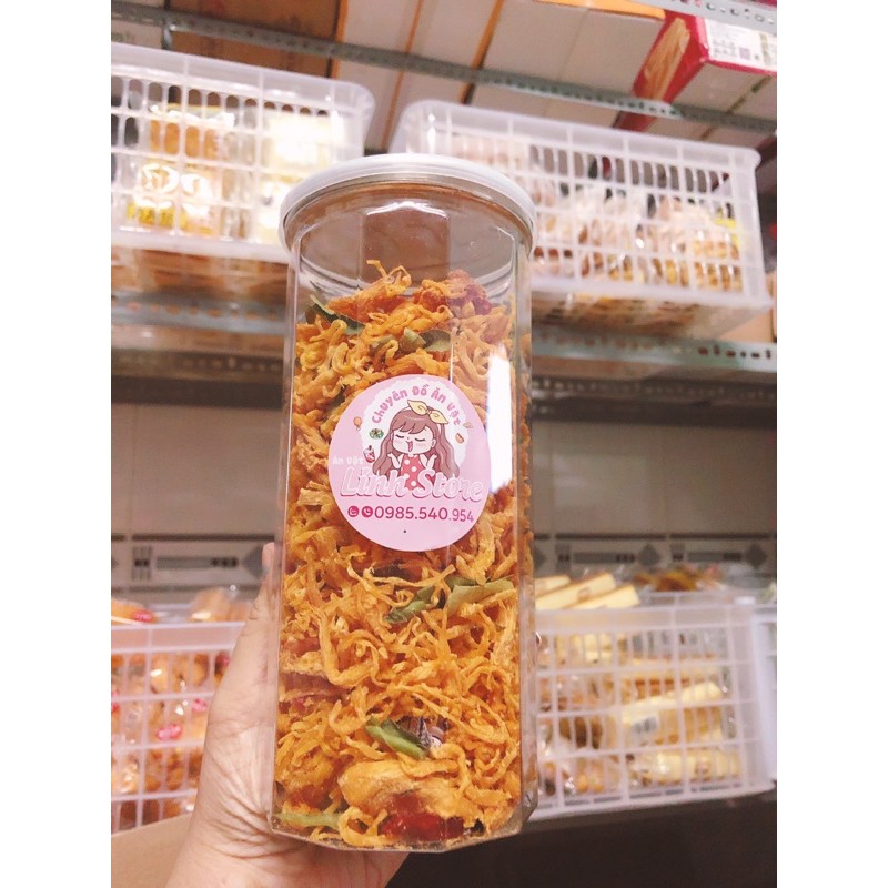 khô gà lá chanh hủ pet 300g