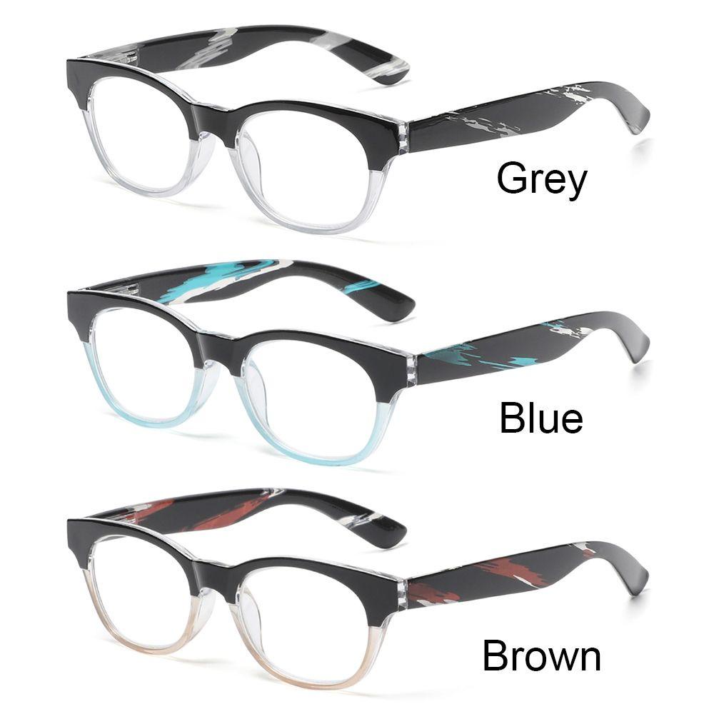 ESPO Kính Đọc Sách Nửa Gọng Tròn Trong Suốt Cho Nam Nữ