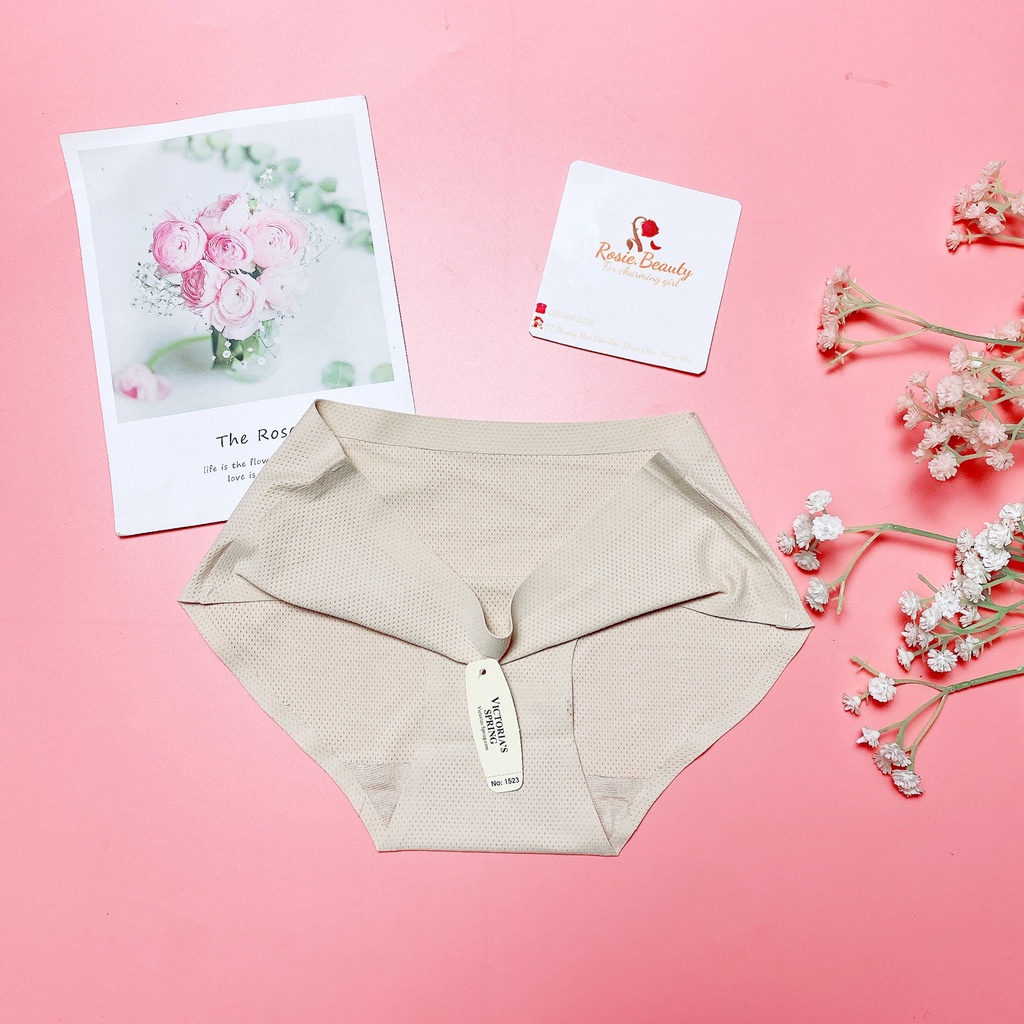 Quần lót su đúc thông hơi, quần lót ko viền thông hơi mát lạnh mùa hè Q/S006