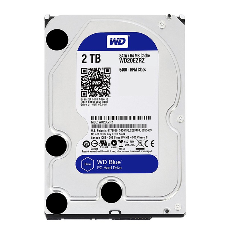 Ổ cứng gắn trong cho PC 2Tb WESTERN SATA III(3) Blue