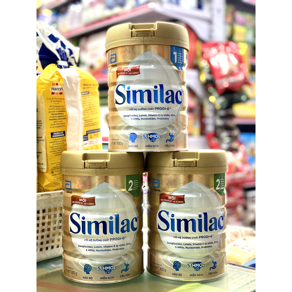 Sữa bột SIMILAC HMO số 1 - 2 900G ( Mẫu Mới )