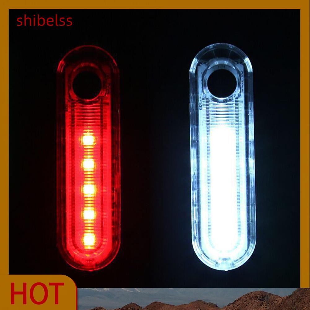 Đèn LED Cảnh Báo Gắn Đuôi Xe Đạp Chống Nước 4 Chế Độ SHIBEL SMD2835