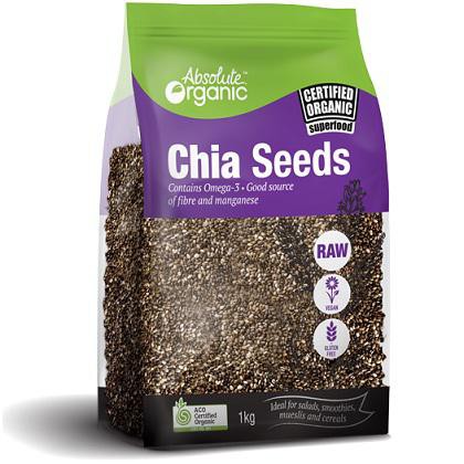 Hạt chia úc tím 1kg - Chia Seeds Absolute Organic