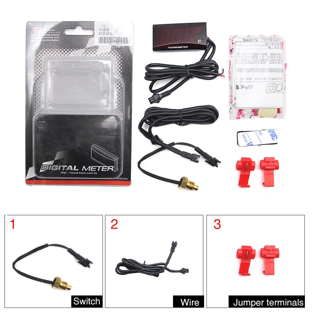 Cảm biến nhiệt độ nước 18mm / 22mm dành cho xe mô tô