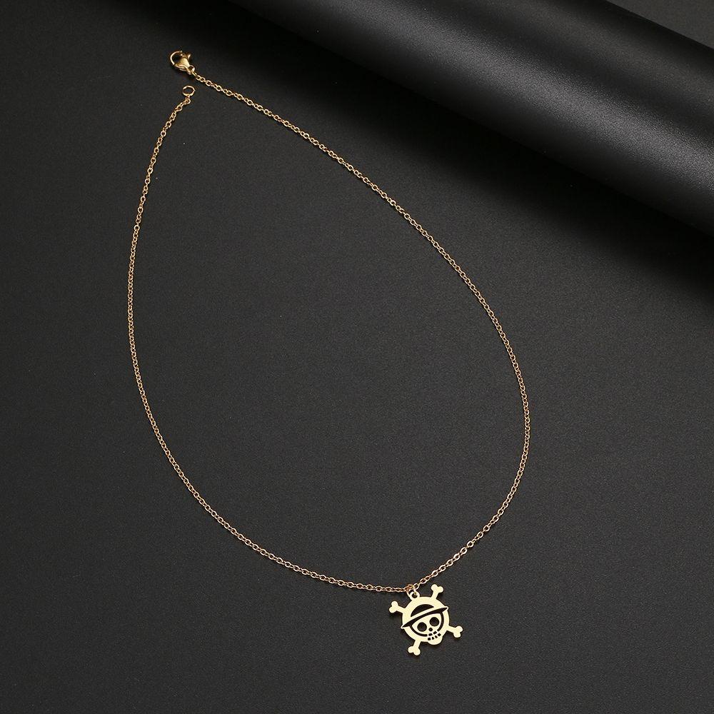 Vòng Cổ Hình Bộ Xương VANES1|Dây Chuyền Mặt Hình Luffy Phong Cách Hàn Quốc