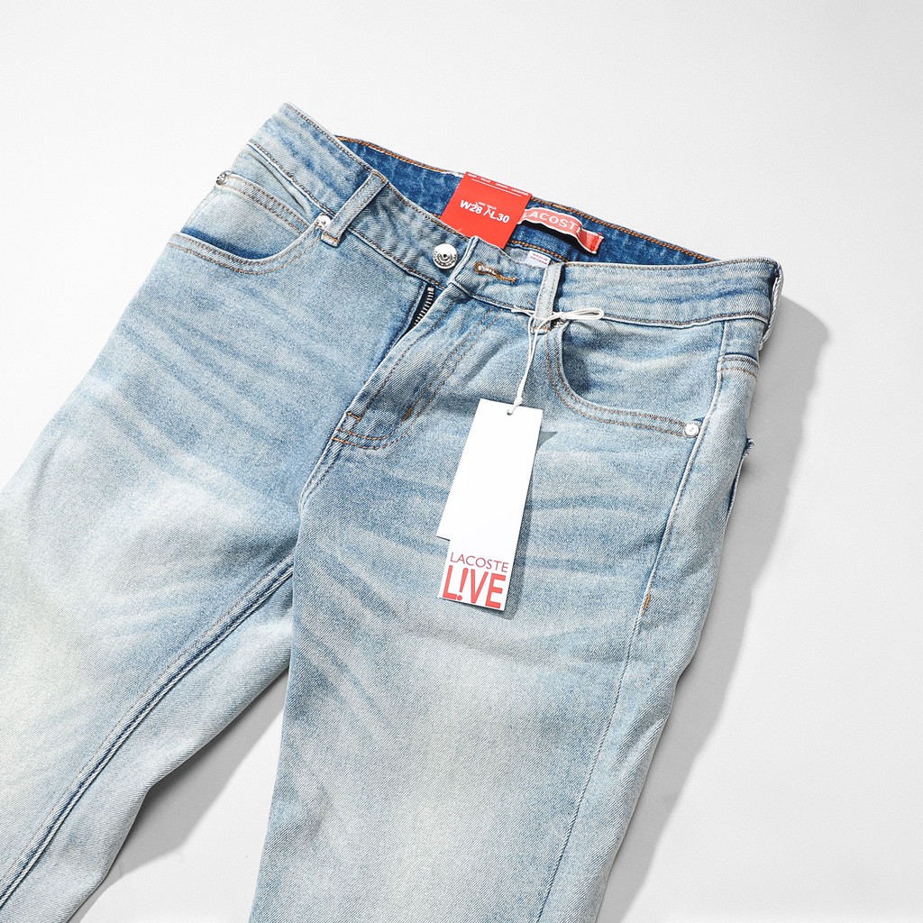 Quần Jean dài nam Lcst xanh dơ 210418 (Form Slimfit,chất vải co dãn,ống quần 15-17cm,hàng VNXK) | BigBuy360 - bigbuy360.vn