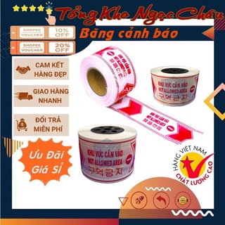 Băng Cảnh Báo - Dây Cảnh Báo Nguy Hiểm - Công Trình 8cm*100M - 8cm*50M