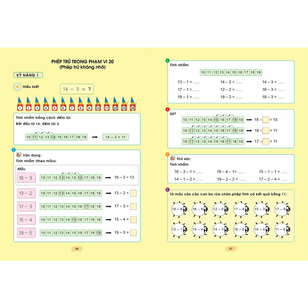 Sách - Combo Rèn Kĩ Năng Tính Nhanh,Tính Nhẩm 1 + Rèn Kĩ Năng Cộng Trừ Trong Phạm Vi 100 -Bí quyết học giỏi toán cho trẻ