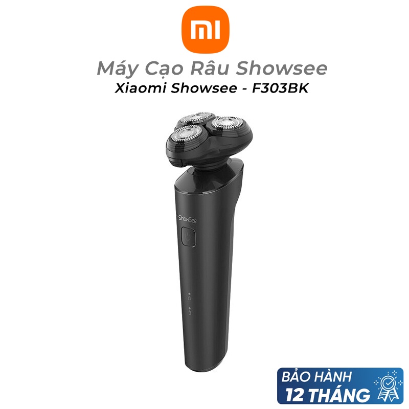 Máy cạo râu Xiaomi Showsee F303-BK, chống thấm nước IPX7, vận hành êm ái