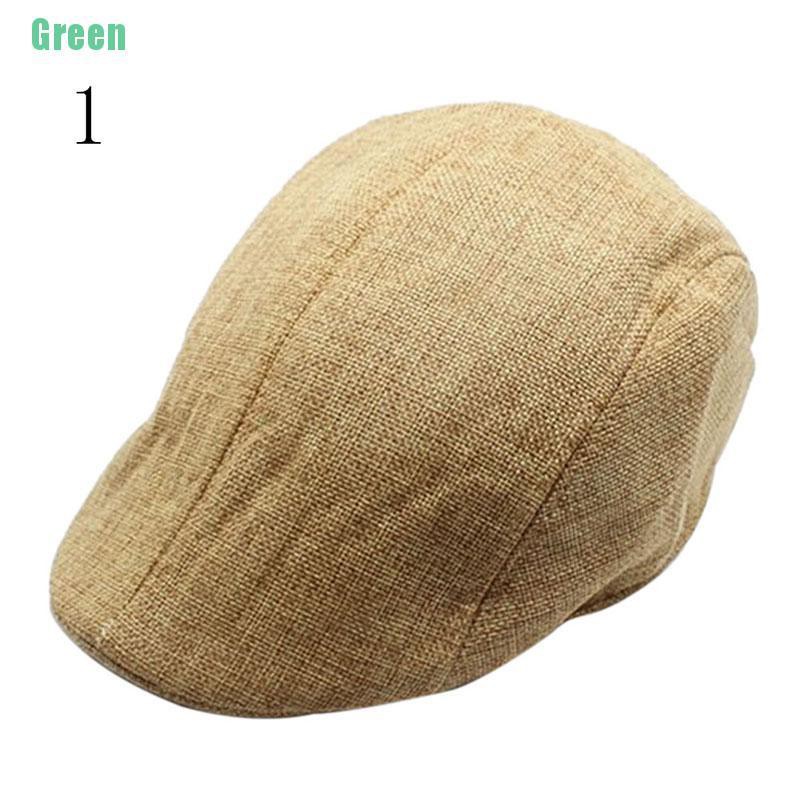 ✪Ting Mens Vintage Herringbone Flat Cap Peaked Racing Hat Beret Country Golf Newsboy