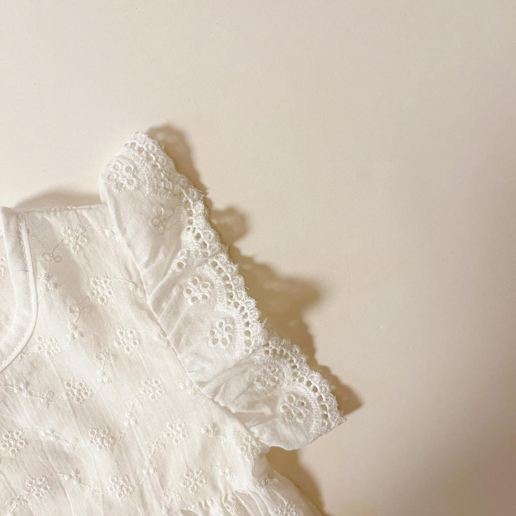 Áo liền quần + nón thời trang cho bé mới sinh