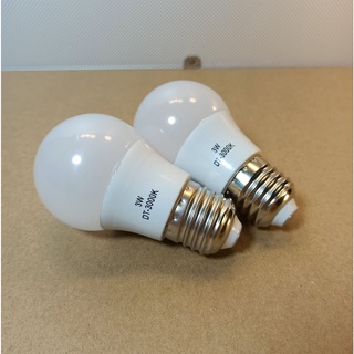 Bóng đèn led bulb tròn 3w đui e27 ánh sáng trắng, vàng giá rẻ