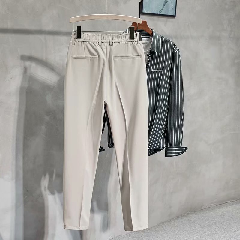 Quần tây dáng ôm thiết kế cao cấp phong cách Hàn Quốc thời trang cho nam size S-3XL 4 màu