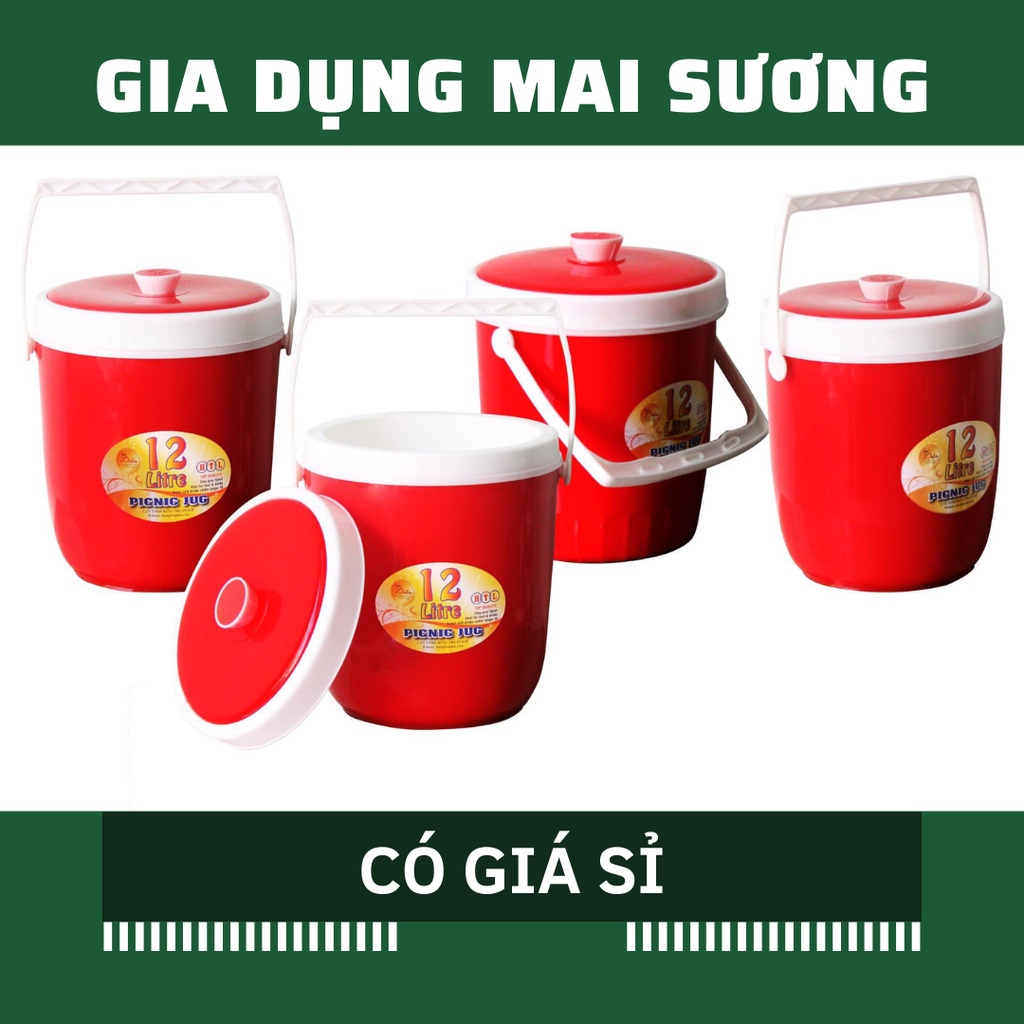 [Giá Sỉ] Thùng Đá Hiệp Thành, Bình Đá Tròn 7L 9L 12L 14L