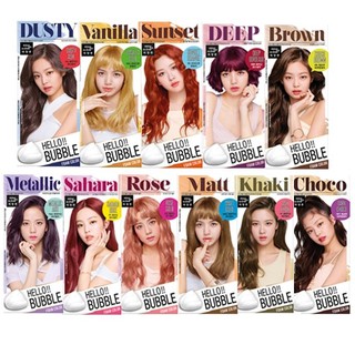 Thuốc nhuộm tóc dạng bọt Mise En Scene Hello Bubble Foam Color